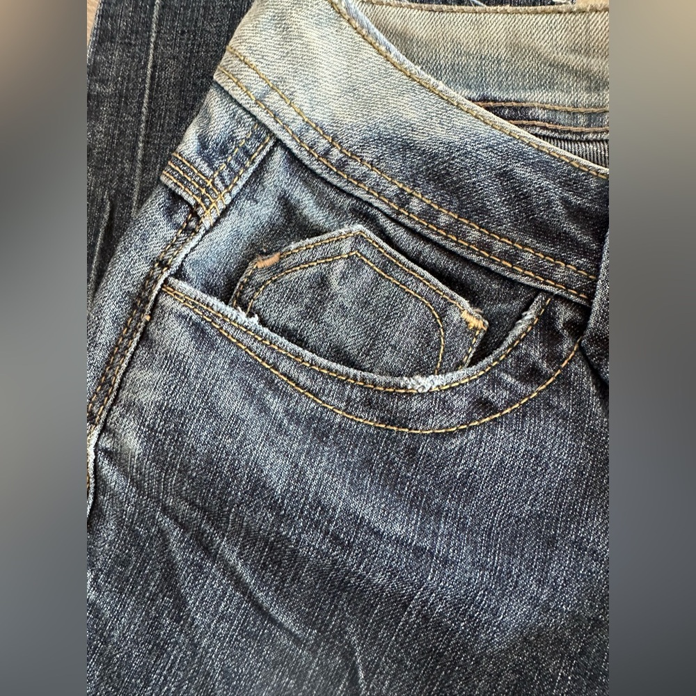 Baby Phat Iconic Distressed Blue Skinny Jeans - Picture 4 of 11
